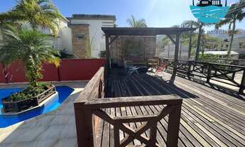 Imagem 2: Casa Aluguel Temporada - Condomínio com 3 suítes, 250m da praia - Acomodação máx. 8 pessoa