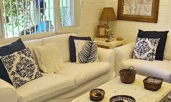 Imagem 7: Casas para Alugar Temporada Juquehy - lado direito da praia, piscina e churrasqueira, 2 va