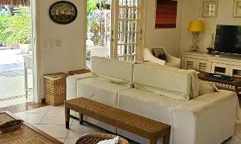 Imagem 2: Casa para alugar em condomínio fechado pé na areia com vista ao mar em Juquehy, com 4 suít