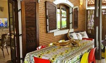 Imagem 2: Casa para temporada em Juquehy - Lado direito, 200m da praia, 4 dorm. 1 suíte, piscina, ch