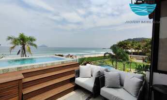 Imagem 1: Pé na Areia com Vista ao mar - A Venda ou Locação de Temporada - Juquehy com 4 suítes, lad