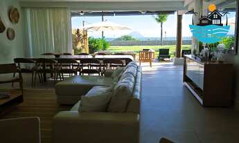 Imagem 2: Casa Venda Pé na Areia Barra do Una - Aluguel, com 06 suítes, piscina privativa, churrasqu