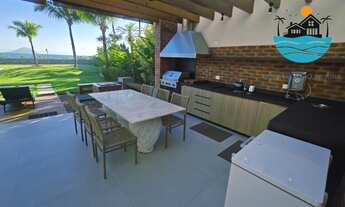 Imagem 4: Casa Venda Pé na Areia Barra do Una - Aluguel, com 06 suítes, piscina privativa, churrasqu