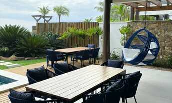 Imagem 4: Casa Venda Pé na Areia Barra do Una - Aluguel, com 06 suítes, piscina privativa, churrasqu