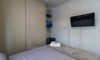 Imagem 2: Apartamento Studio TOTALMENTE MOBILIADO para locação/aluguel mensal, 1 dormitório - Vila C