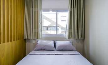 Imagem 3: Apartamento Studio TOTALMENTE MOBILIADO para locação/aluguel mensal, 1 dormitório - Vila C