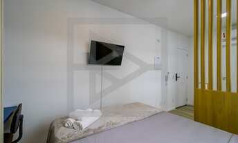 Imagem 5: Apartamento Studio TOTALMENTE MOBILIADO para locação/aluguel mensal, 1 dormitório - Vila C