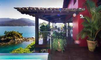 Imagem 3: CASA ESPETACULAR À VENDA; DE FRENTE PARA O MAR; FEITICEIRA EM ILHABELA