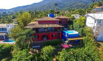 Imagem 2: CASA ESPETACULAR À VENDA; DE FRENTE PARA O MAR; FEITICEIRA EM ILHABELA
