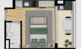 Imagem 2: Apartamento para Venda em São Paulo / SP no bairro Bela Vista