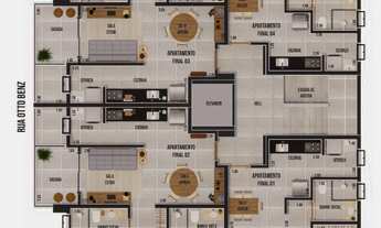 Imagem 6: Apartamento à venda em Nova Ribeirânia, Ribeirão Preto-SP com 1 quarto, 2 salas, 1 banheir