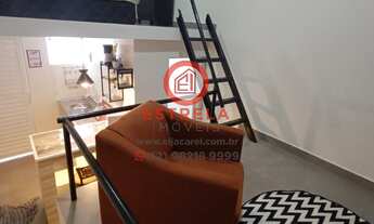 Imagem 2: Kitnet Dúplex mobiliada para Locação em Jacareí, próxima do Pastel Pacheco no Bairro Do C