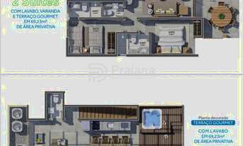 Imagem 3: Apartamento com 2 suítes com terraço a venda em Itacimirim