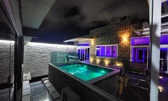 Imagem 3: Vargem Pequena, belissima casa, com 5 suites, lazer no Rooftop com piscina, academia e are