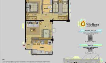 Imagem 7: Ville Roma Taquara, 2 quartos com total lazer, facilidade de pagamento, minha casa minha v