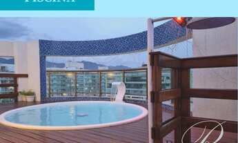 Imagem 2: Recreio, linda cobertura linear com 181m², 3 suites, sol da manha, decorada