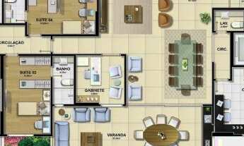 Imagem 3: Apartamento de luxo à venda em Salvador-BA, Caminho das Árvores: 4 quartos, 4 suítes, 3 sa