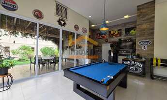 Imagem 3: Casa de alto padrão em condomínio com 3 quartos e 6 vagas de garagem em Americana-SP - Res