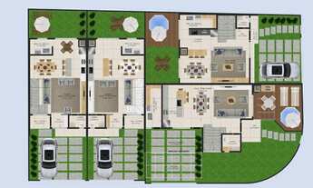 Imagem 7: Sobrado geminado, com suíte +02 dormitórios, churrasqueira, 02 vagas de garagem