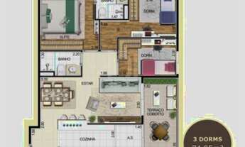 Imagem 4: Apartamento a venda Condomínio Choice Alphaville Barueri SP