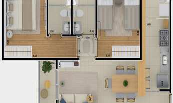 Imagem 5: APARTAMENTO Á VENDA VILA ZAMORA- JARDIM EUROPA