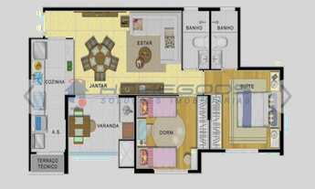 Imagem 2: APARTAMENTO A VENDA MANSÕES SANTO ANTONIO - IMOBILIARIA CAMPINAS