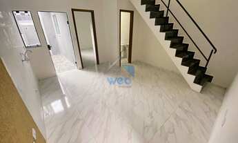 Imagem 4: Casas à venda no Bairro Campo de Santana, com dois quartos, ático, sala ampla, cozinha, ba