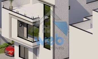 Imagem 3: Sobrado de alto padrão em condomínio à venda no Bairro Hauer, com três quartos, sala, cozi