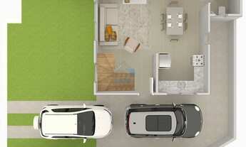 Imagem 3: Lindo sobrado com terraço à venda no bairro Pinheirinho, com 3 quartos e um belo acabamen