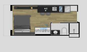 Imagem 6: ALL BATEL - Apartamento com 1 quarto para morar ou investir, em excelente localização no