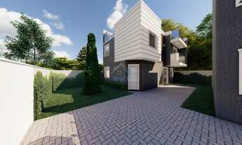 Imagem 4: Lindo sobrado à venda com 3 quartos em condomínio fechado, no bairro Pinheirinho, em Curit