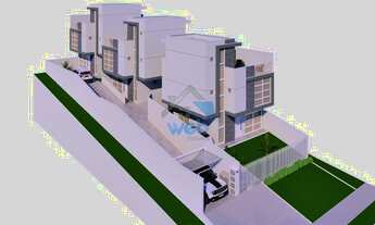 Imagem 3: Sobrados em condomínio à venda no Bairro Xaxim, com 3 dormitórios, sendo um suíte, sala pa