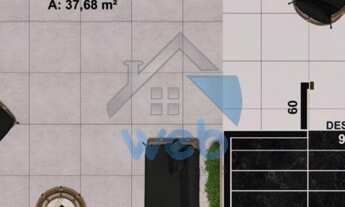 Imagem 7: Sobrados em condomínio à venda no Bairro Xaxim, com 3 dormitórios, sendo um suíte, sala pa