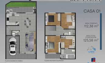 Imagem 6: Sobrado à venda no bairro Alto, com 03 quartos sendo uma suíte com sacada, 01 vaga de gara