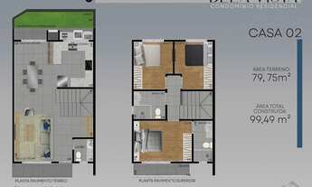 Imagem 7: Sobrado à venda no bairro Alto, com 03 quartos sendo uma suíte com sacada, 01 vaga de gara