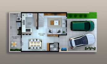 Imagem 2: Sobrado com 3 quartos em condomínio no bairro Bom Retiro, em Curitiba!