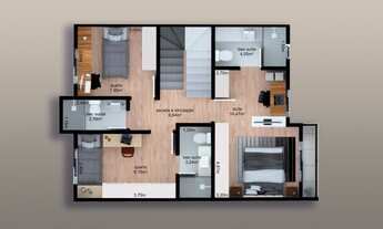 Imagem 3: Sobrado com 3 quartos em condomínio no bairro Bom Retiro, em Curitiba!