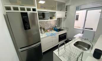 Imagem 7: Apartamento semi-mobiliado à venda no Bairro Pinheirinho, com dois quartos, sala de estar