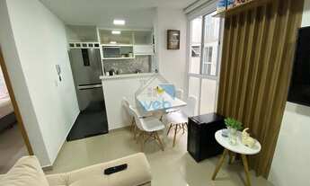 Imagem 4: Apartamento semi-mobiliado à venda no Bairro Pinheirinho, com dois quartos, sala de estar