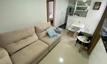 Imagem 3: Apartamento semi-mobiliado à venda no Bairro Pinheirinho, com dois quartos, sala de estar