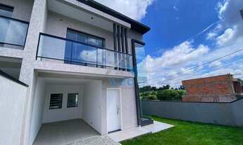 Imagem 1: Sobrado de esquina de Alto Padrão à venda no Bairro Fazenda Velha, em Araucária, com 3 qua