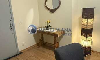 Imagem 5: Apartamento com 68,96 m², localizado próximo ao Parque das Águas, mobiliado, sala, quarto