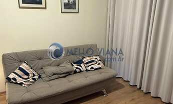 Imagem 7: Apartamento com 68,96 m², localizado próximo ao Parque das Águas, mobiliado, sala, quarto