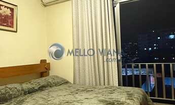 Imagem 2: Apartamento com 68,96 m², localizado próximo ao Parque das Águas, mobiliado, sala, quarto