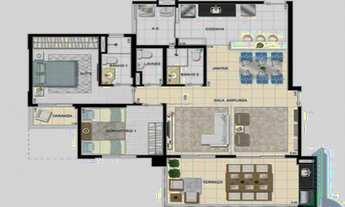 Imagem 5: Cobertura duplex a venda em São Caetano do Sul, Edifício Gaudi São Caetano do Sul, cobertu