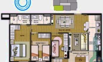 Imagem 3: Apartamento com 2 quartos em Santa Paula São Caetano do Sul, Edifício Soho Santa Paula
