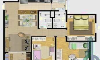 Imagem 2: Apartamento de 3 quartos na Vila Metalúrgica, 66m², Condomínio Up Grade Santo André - Vend