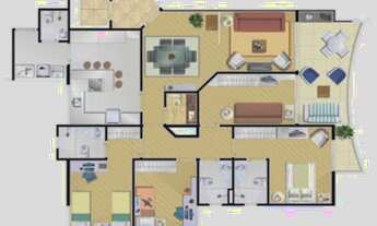 Imagem 4: Apartamento de luxo com 3 suítes no Centro de São Bernardo do Campo - SP Condomínio Shast