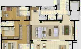 Imagem 7: Apartamento de luxo no Edifício Ventura Santo André: 3 quartos, 3 suítes, 3 banheiros, 2 v