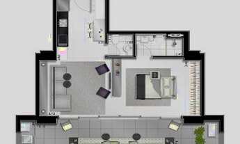 Imagem 6: Imperdível apartamento à venda em São Paulo-SP, no Itaim Bibi! 1 quarto, 1 suíte, 1 sala